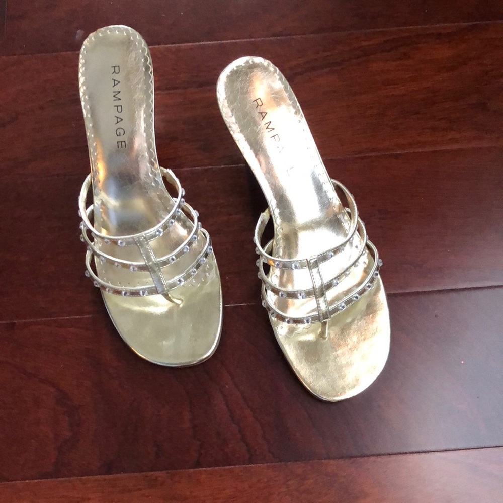Gold heels